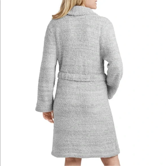 Luxury Premier Collection Cozy Wrap Robe-Grey - Picture 3 of 6